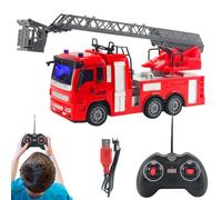 Giocattolo 'autopompa dei vigili del fuoco - Set da gioco per veicoli dei vigili del fuoco per bambini, set di camion modello con superficie liscia | Giochi scolastici all'asilo, attività nel parc
