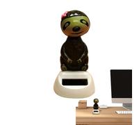 Giocattolo bobble solare bradipo divertente | Dashboard che agita la bambola per auto, tavolo, casa, bambini - Ornament da bradipo della mano oscillante a energia solare., Giocattolo oscillante automa