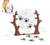 Giocattolo Bouncing Sticky Spider - Lancio del gioco di ragnatela con ragni interattivi che saltano i cartoni animati, lancio divertente e cattura per bambini, ideale per il divertimento quotidiano al