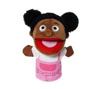 Giocattolo Burattino A Mano - Giocattolo Per Nonni A Bocca larga, Giocattolo Di Pupazzo Di Peluche Portatile | Giocattoli Di Peluche Puppette A Mano Famiglia Black People, Giocattoli Di Specta