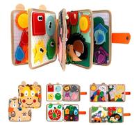 Giocattolo Busy Board in feltro morbido, libro in feltro 3D Montessori, libri per bambini in tessuto morbido, abilità motorie fini, giocattolo educativo per bambini a partire da 1 2 3 anni, sviluppo