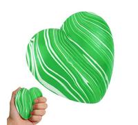 Giocattolo calmante a forma di cuore - Morbida compressione sensoriale, Rimbalzo lento Rilassante, Strumento rilassante con comfort, con texture, Modello da ufficio per aula di viaggio per donne