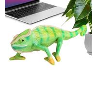 Giocattolo Camaleonte - Figurina Rettile Realistica, Modello Di Fauna Selvatica | Decorazione Di Animali Multicolori Di Lunga Durata, Ornamento Bonsai Decorativo, Scultura Di Natura Creativa Mu