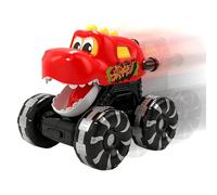 Giocattolo Camion Dinosauro, Giocattolo Auto Figurina Con Luce, Veicolo Dinosauro Con Controllo A Pressione E Luce, Per Bambini Ragazze Ragazzi Piccoli Compleanno Natale Feste Giorno Dei Bambini