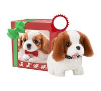 Giocattolo Cane Robot per Bambini, Giocattolo Elettronico Realistico Cucciolo Robot, Simpatici Peluche Interattivi Cane Robots che Abbaia, Divertenti Peluche Cucciolo Robots Intelligenza Artificiale