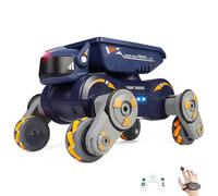 Giocattolo cane robot telecomandato per adulti, auto radiocomandate acrobatiche con rilevamento dei gesti a 2,4 GHz, camion fuoristrada per tutti i terreni, regalo per adulti(Orange)