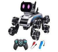 Giocattolo Cane Telecomandato per,Cane Robotico per | Robot Cucciolo Intelligente Otto Ruote per Interni ed Esterni, Giochi