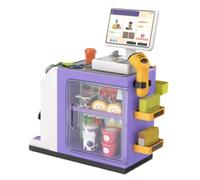 Giocattolo Cassa Registratore - Mini Supermercato Spesa Caffè Macchina Insieme | Simulazione Venditrice Banco Giocattolo Acqua Uscita, Ruolo Giocare Negozio Bambini Ragazzi Ragazze, Prescolastico