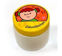 Giocattolo Cassetta Legno per Denti Latte Ragazza Bxlxh 40x40x35mm Nuovo Zahnbox