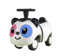 Giocattolo cavalcabile Auto a dondolo giocattolo a basso rumore con vano portaoggetti sotto il sedile for bambini, giocattolo for feste in età prescolare tricicli(Wit)