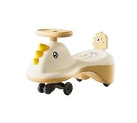 Giocattolo cavalcabile Auto cavalcabile for bambini, auto a spinta, altalena, twister, cavalcabile, sterzo, musica e luci, for bambini da 1 anno in su, multicolore tricicli(Bruin,Ordinary wheel)