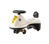 Giocattolo cavalcabile Auto cavalcabile for bambini, auto a spinta, altalena, twister, cavalcabile, sterzo, musica e luci, for bambini da 1 anno in su, multicolore tricicli(Balck,Flash wheel)