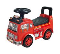 Giocattolo Cavalcabile Bambini Macchina Cavalcabile Educativa con Musica PP Stimola Coordinazione Equilibrio 1-3 Anni- Rosso