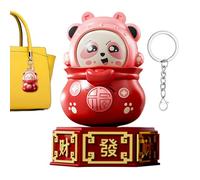 Giocattolo che cambia il viso, bambola panda che cambia il viso, figura in miniatura a forma di panda, simpatico animale giocattolo fidget con diversi trucchi per il viso, ciondoli creativi per