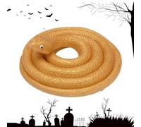 giocattolo che sembrano reali - Realistico serpente giocattolo 31,5 pollici,Giocattoli per scherzi al chiuso e all'aperto per il primo di aprile di Halloween, bavagli e oggetti di scena spaventosi