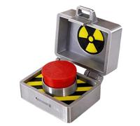 Giocattolo Clicker Fidget - Pulsante Meccanico Da 5 Cm, Interruttore Per Valigetta Nucleare, Accessorio Antistress Da Scrivania, Dispositivo Dal Suono Forte | Novità Giocattolo Spia Regalo Per Adulti