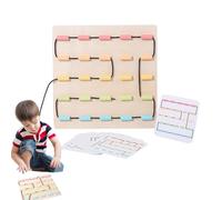 Giocattolo con allacciatura abbinata ai colori, Giocattolo con allacciatura per bambini | Giochi di viaggio con infilatura di abbinamenti di colori - per incordare in età prescolare, giocat