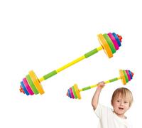 Giocattolo con bilanciere | Set di sollevamento pesi per bambini | Attrezzatura per la formazione per bambini per giocattolo fisico all'aperto e regolabile per ragazzi e ragazze