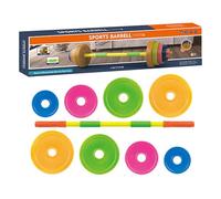 Giocattolo Con Bilanciere - Set Per Sollevamento Regolabile Riempito D'acqua, Attrezzatura Per Il Fitness Finta Di Giocare | Giocattolo Da Palestra Per Esercizi Per Bambini, Divertimento Per L'al