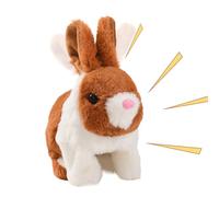 Giocattolo con coniglietto elettrico realistico, giocattolo coniglietto realistico per bambini - Figurina di coniglio per salto elettrico interattivo - Passare il peluche coniglietto per ragazzi ragaz