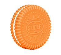 Giocattolo con Cursore Magnetico Antistress, Portatile a Forma di Biscotti a Basso Rumore, per Stress Elevato, ADHD, Autismo al Lavoro, in Plastica (Orange)