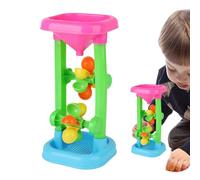 Giocattolo con imbuto per setacciare l'acqua, Giocattolo con sabbia con ruota idraulica | Giocattoli sandbox con imbuto per setacciare sabbia e acqua | Giocattoli da esterno creativi con mulino a rota
