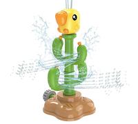 Giocattolo con irrigatore per bambini: kit di gioco per prato per cortile, modulo di spruzzi per piscina estivo, accessorio da gioco rotante per piante del deserto, materiale strutturale