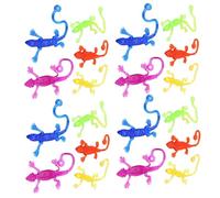 Giocattolo con lucertole adesive - 20 pezzi di striscioni in gomma elastici, animali rampicanti, simpatici set di fidget | Figure flessibili con presa salda, novità giocosa per bambini bomboniere