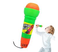 Giocattolo con microfono che cambia voce - Giocattolo con microfono eco, finta microfono per bambini, microfoni giocattolo per canto per bambini, non è necessaria la batteria