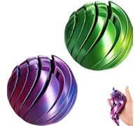 Giocattolo con palla fidget stampata in 3D, spinner con palla ipnotica Twistsphere, sfera con ingranaggi per alleviare lo stress 2 PCE