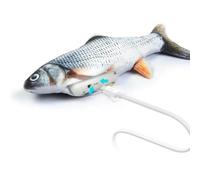 Giocattolo con pesce per gatti Magic Fish 32 cm Grigio