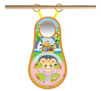 Giocattolo con ruota per bambini - Gioca a guidare l'auto rilassandoti, fai finta di volante automatico, bordi arrotondati sicuri per i bambini, di montaggio semplice, , musica, vibrazione