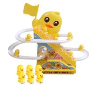 Giocattolo con scivolo per piccole anatre,Giocattoli da arrampicata per piccole anatre | Giocattolo elettrico sulle montagne russe con scivolo per papere,Duck Roller Electric Track Slide Scale Sottobi