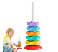 Giocattolo con stelle impilabili | Impilabile A Forma Di Stella Arcobaleno | Impilabilii Educativi Per Lo Sviluppo Precoce | Gioco Sicuro Per Bambini Dai 12 Mesi In Su