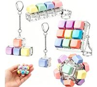 Giocattolo Con Tastiera, Portachiavi Portatile For Alleviare L'ansia Sensoriale, Tocco Chiaro E Nitido For Adulti For Alleviare Lo Stress E Passare Il Tempo(A,No light)