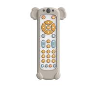 Giocattolo con telecomando per TV per bambini, con luce e suono, realistico, giocattolo musicale educativo in tre lingue per l'educazione precoce (D, taglia unica)