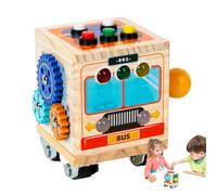 Giocattolo cubo occupato per | Tabella educativa con illuminazione a LED - Giocattolo sensoriale cubo di attività di risveglio - per la camera da , il soggiorno, i viaggi, i ragazzi e