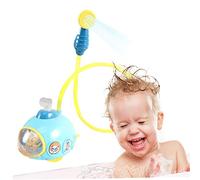 Giocattolo da bagnetto per bambini con soffione doccia elettrico sottomarino vasca da bagno giocattolo irrigatore soffione doccia piscina acqua spruzzata senza batteria blu
