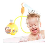 Giocattolo da bagnetto per bambini con soffione doccia Sottomarino elettrico per vasca da bagno Giocattolo Sprinkler Soffione doccia Piscina Acqua spruzzata Nessuna batteria Giallo Favore di partito