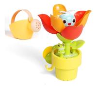 Giocattolo da Bagno a Forma di Fiore - Gioco d’Acqua con Petali Aperti e Ventosa | Per Bambini dai 1 2 3 4 Anni in Su