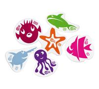 Giocattolo da bagno Animali subacquei per bambini BECO (x6) Rouge TU