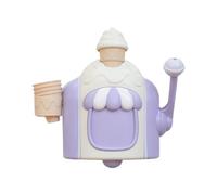 Giocattolo da bagno con macchina per schiuma, macchina per schiuma gelato, set di giocattoli da bagno con ventosa, giocattolo da bagno in schiuma da parete per bambini e ragazze