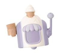 Giocattolo da bagno con schiuma di gelato, carino e portatile, per