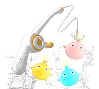 Giocattolo da Bagno di Pesca, Gioco di Pesca per | Giocattoli Vasca per - Gioco di Piscina magnetica Brillante per i Colori di insegnamento e di apprendimento