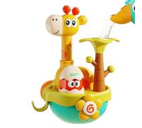Giocattolo da bagno - Fiore di fiori - Gioco d'acqua - Istruzione giocattolo da bagno interattivo per 1 - 3 anni per bambini, compleanno, Natale, Pasqua, feste, migliorate la routine da bagno del