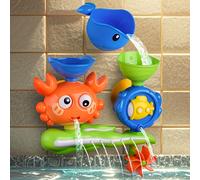 Giocattolo da Bagno Interattivo con Ventose per Bambini - Ruota , Gioco Divertente in Vasca, Materiale ABS Resistente, Multicolore, Migliora le Abilità Motorie e la Gioia di Gioco, nel Bagno | V
