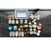 Giocattolo da bagno per bambini, adatto per bambini piccoli, 6 in 1, composto da una barca galleggiante, un cucchiaio da bagno, una tazza girevole, una piscina per bambini e un tavolo d'acqua