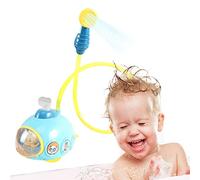 Giocattolo da bagno per bambini con doccia per la doccia elettrica sottomarino giocattolo spruzzatore di piscina acqua spruzzata NO batteria blu, giocattoli piscina