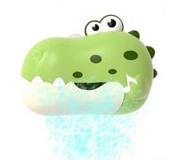Giocattolo da Bagno per Bambini Dinosaure con Bolle di Sapone Bambini e Musica Ricaricabile, Giochi Acqua Bagnetto 1 2 3 4 Anni, Regalo Bimbo Bimba