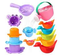 Giocattolo da bagno per bambini | Giocattoli per piscina per 10 pezzi,Accessori sensoriali creativi per nuoto viaggio spiaggia